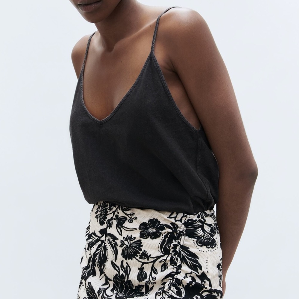 Zara Washed Effect Tank Top